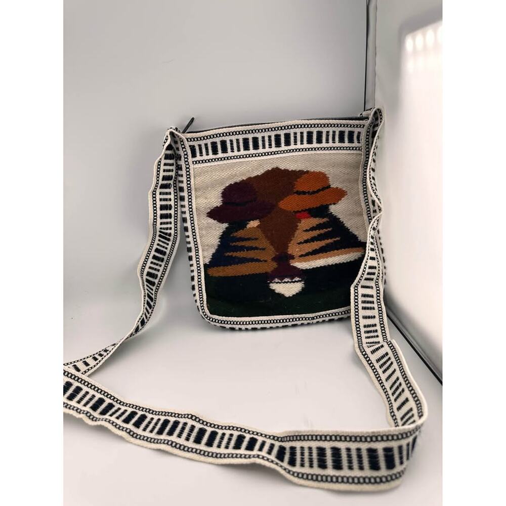 unbranded wool crossbody bag boho tribal‎ native southwestern purse unique